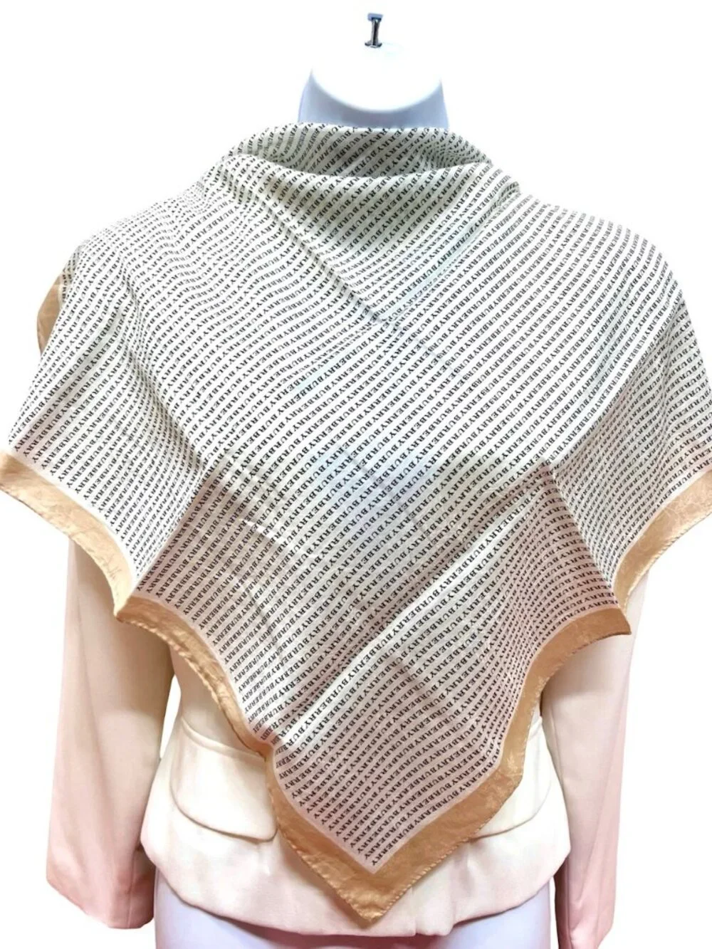 Burberry Neck-Kerchief cotton & Silk 22.5